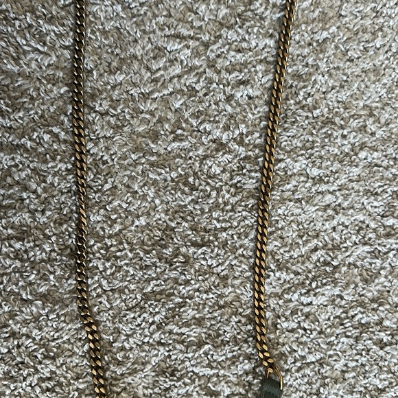 Yves Saint Laurent Olive Green Quilted Crossbody Bag - Picture 4 of 4